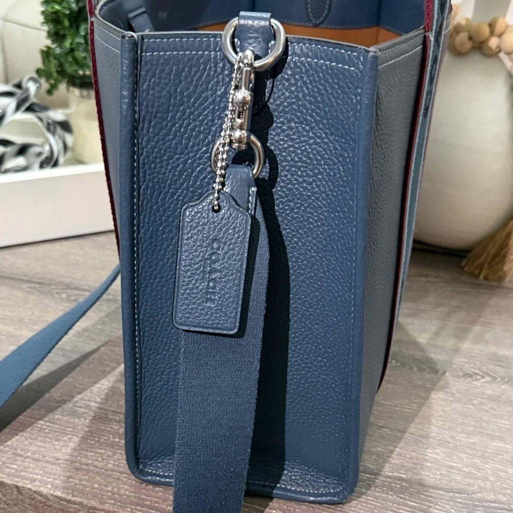 Coach Dark Blue Men's Messenger Bag
